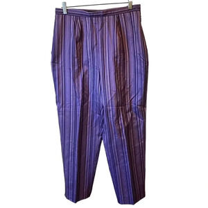 Josephine Chaus 100% Silk Trousers Pants Women Size 10
